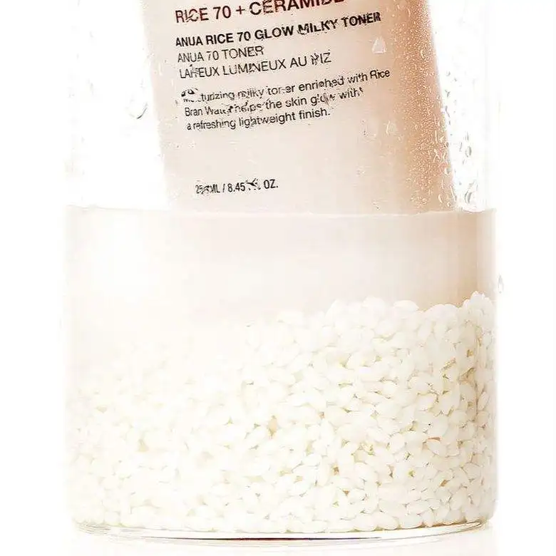 [AN-UA] Rice 70 Glow Milky Toner Brightening and Glass Skin Formula with Rice Water, Niacinamide, Ceramide, and Panthenol