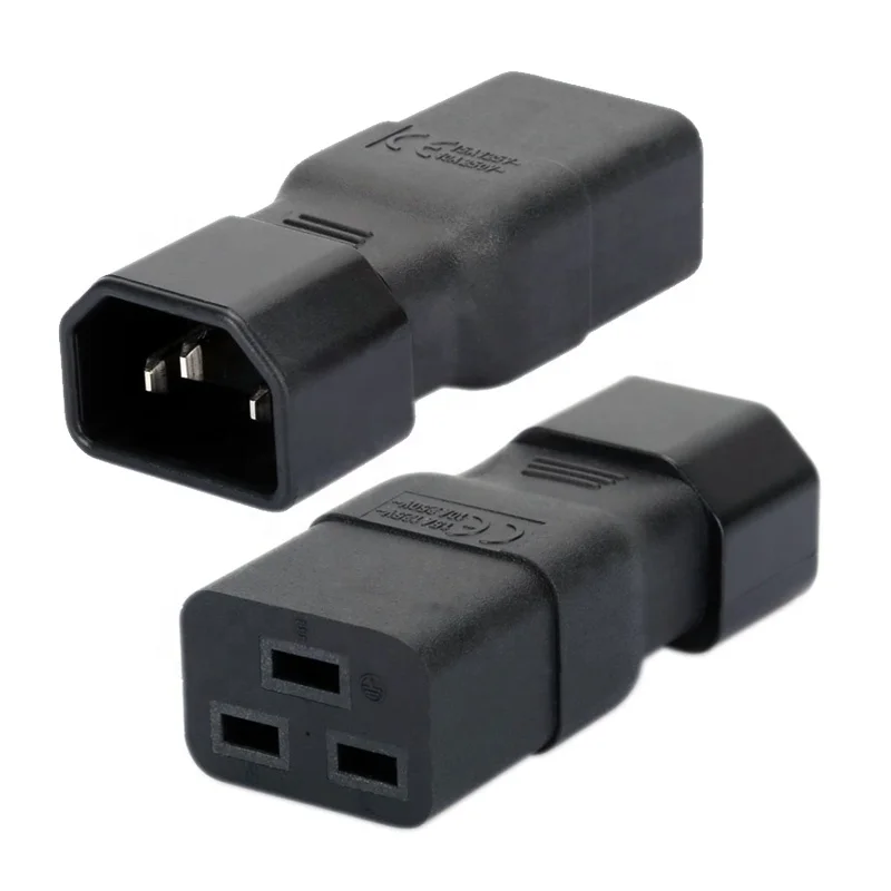 PDU UPS Power connector IEC320 male C19 to female C14 plug Converter AC Power Adapter plug