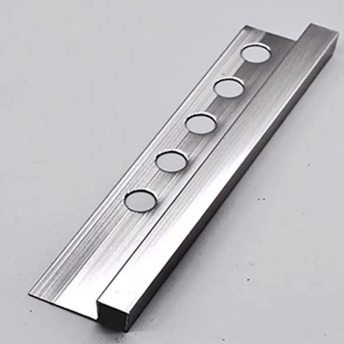 FoShan factory decorative Aluminum product tile edging trim Aluminum product steel tile strip for wall and floor