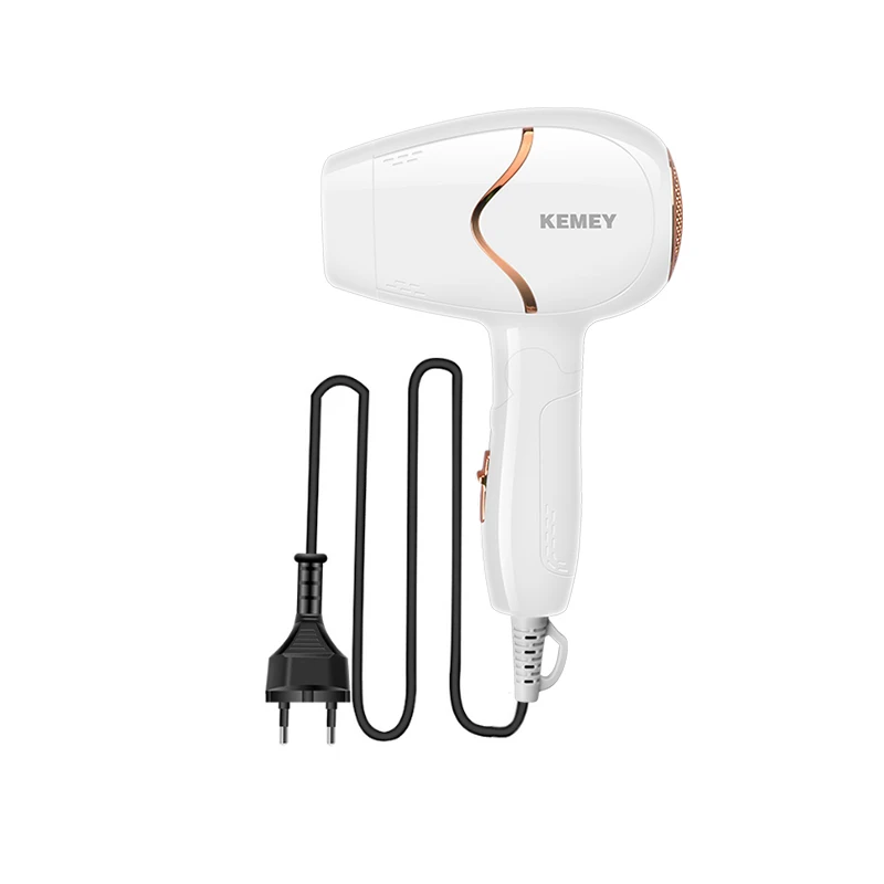 KEMEY KM-6839 Home Portable Hair Dryer Heat Balance Does Not Hurt the Hair Dryer Strong Wind