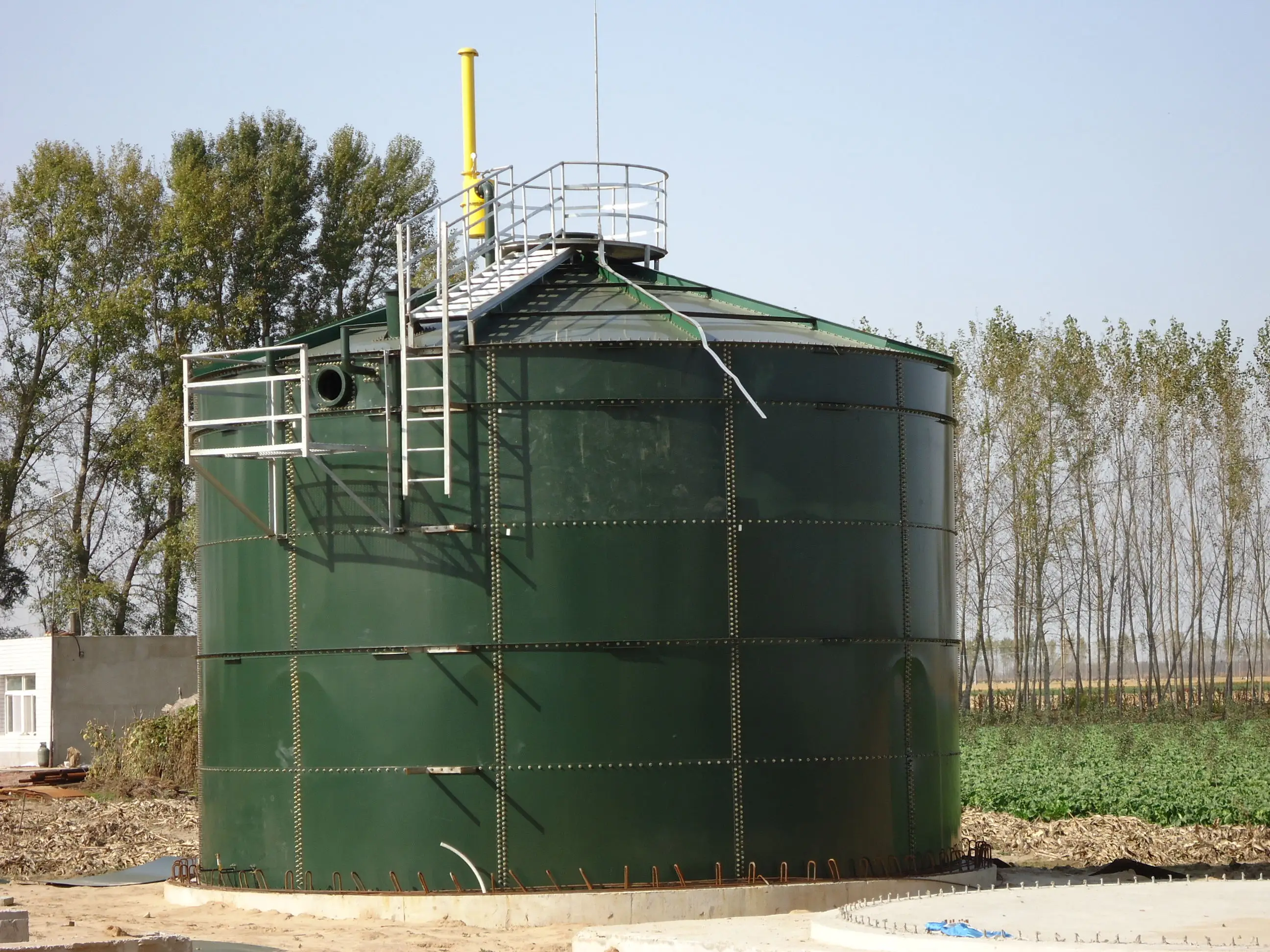 20 years Manufacturer of Biogas Enameled Steel Assembled Water Reservoir Tank Steel Water Tanks  for Waste