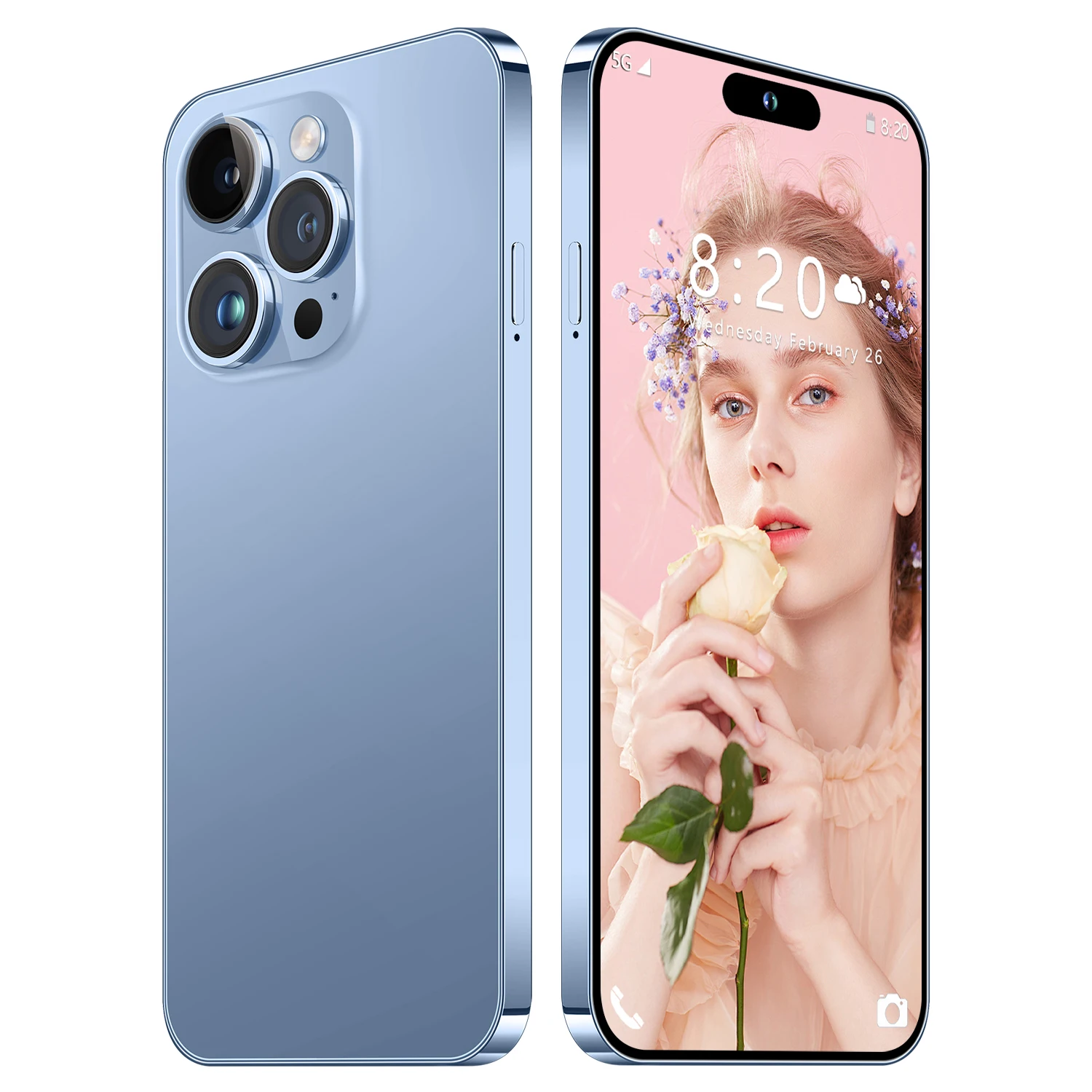 15 Pro Max 7 3 дюймов 16 ГБ + 1 ТБ мобильный телефон Android 13 смартфон разблокированный для I15