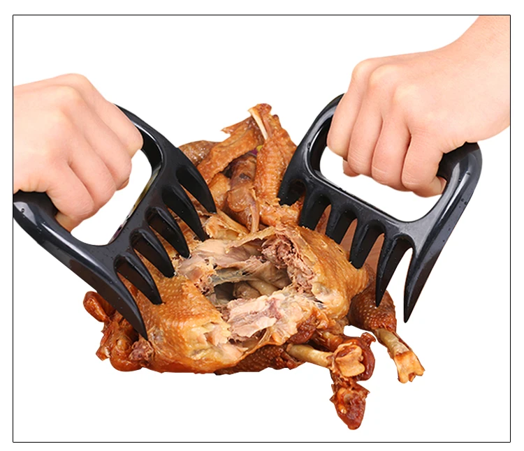 Best Seller  Ergonomic non-slip grip Heat resistant food grade plastic Meat Shredder Claws pulled pork shredder claws