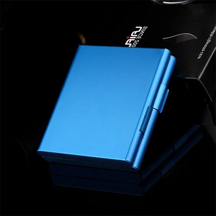 2023 Hot Sale Metal Cigarette Box Aluminum Alloy Ultra-Thin 20-Pack Cigarette Case