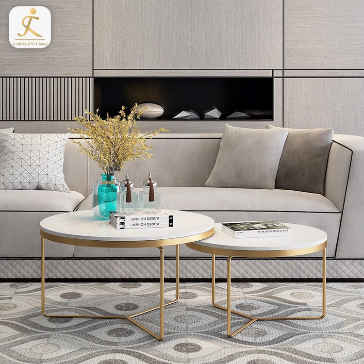 Современный журнальный столик из нержавеющей стали, золотистый чайный столик с мраморной поверхностью, центральный столик из нержавеющей стали с ножками для гостиной