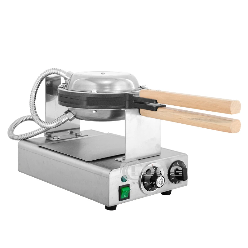 High Quality Stainless Steel Electric Waffle Baker Price Best Nonstick Commercial Egg Bubble Waffle Machine with EGO