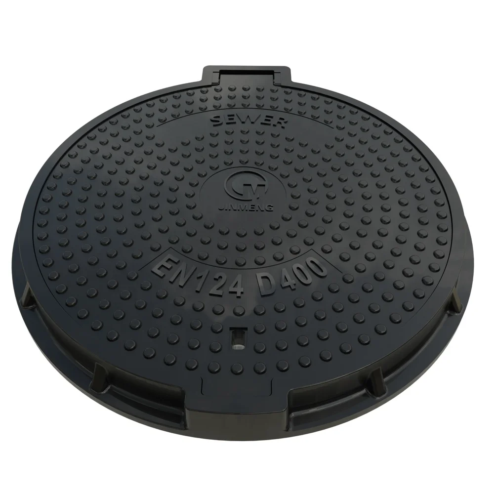 C/O 640 mm Hinged Composite Manhole Cover 40 Ton Load SMC Manhole Cover Manufacturer