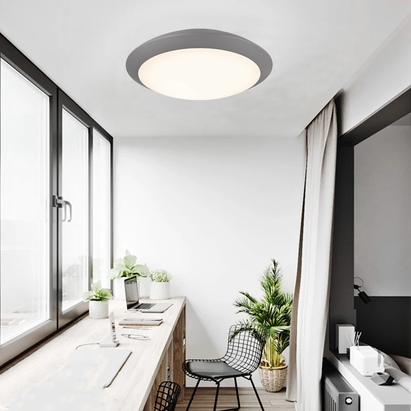 Wholesale Simple t Wireless Indoor lighting Round Bedroom Fixtures Modern Led Ceiling Light can add motion