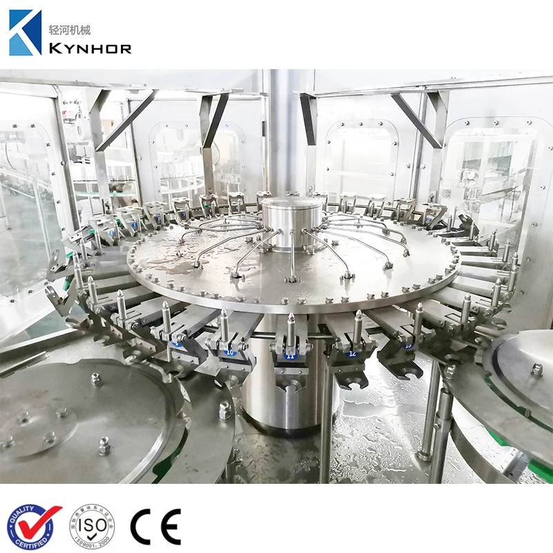 Rotary Type soda Water Bottling Filling Machine/small scale carbonated drink filling equipment with high quality