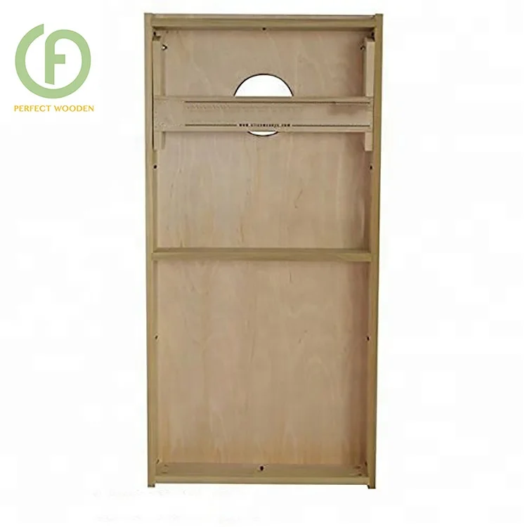 Wooden Bean Bag Toss Set and Cornhole Game Set for Garden Sports and Outdoor Toy