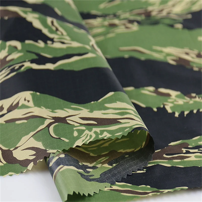 Камуфляжное покрытие из ПВХ 15D 0 05 см Ripstop нейлоновая ткань с принтом полиэтиленовой ткани 210 т тафты