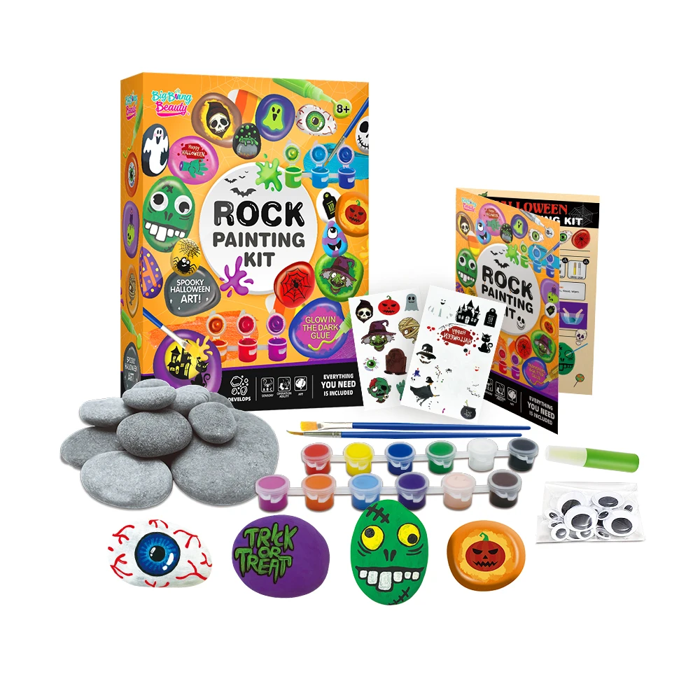 Glow in The Dark Rocks to Paint DIY Arts & Crafts for Boys & Girls
