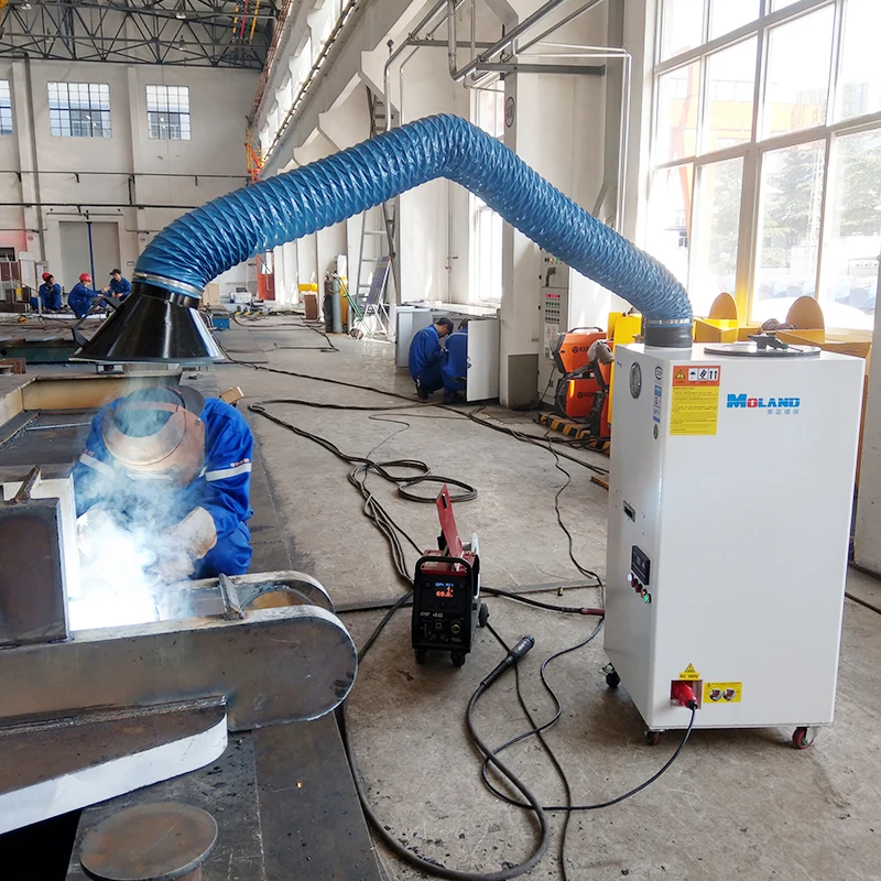 MLWF200 welding fume extractor mobile dust collector