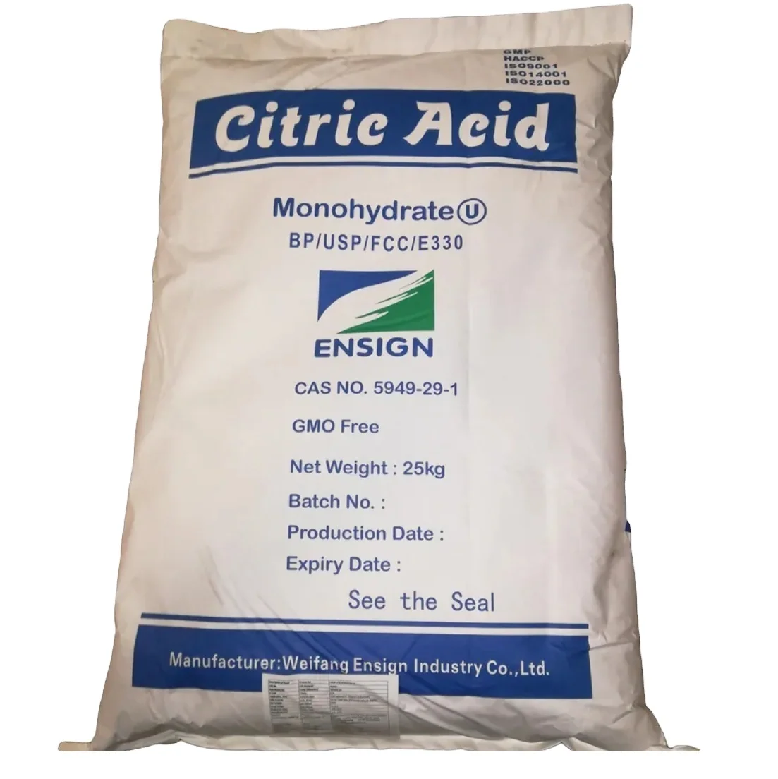 Anhydrous Citric Acid powder manufactures price  30 100 mesh