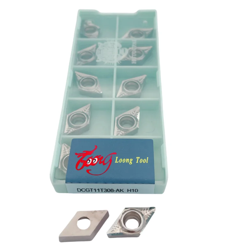 DCGT11T308-AK Carbide Insert  Aluminum Sheet Wood Lathe CNC Turning Tool for Aluminum