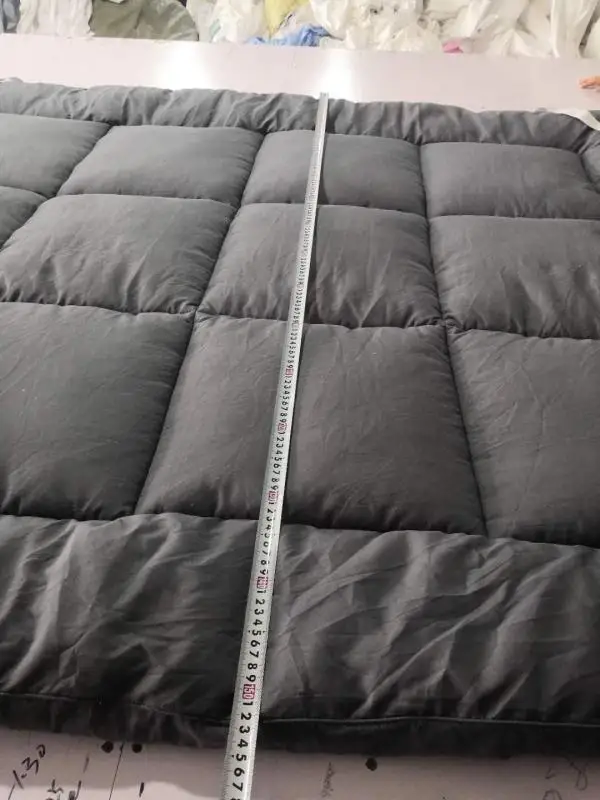 microfiber fabric bed Mattress Topper cotton goose down duck feather waterproof mattress Protector cover pad