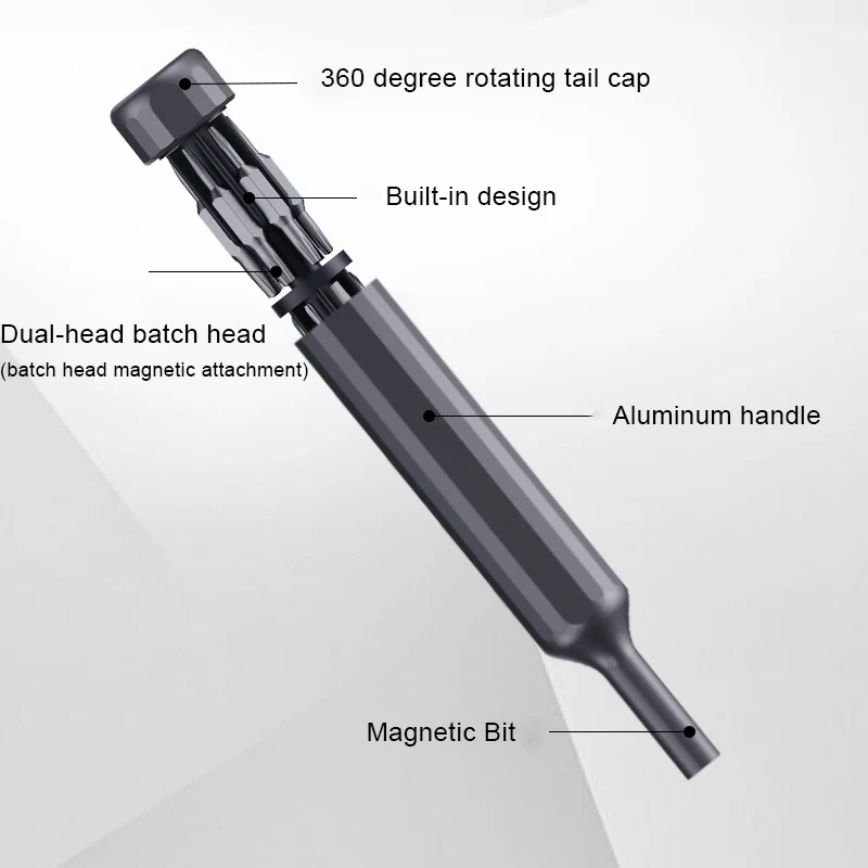 39 27-in-1 Portable Multi-Bit Mini Screwdriver Set for Laptop PC Mobile Phone DIY Repair Tool Kit