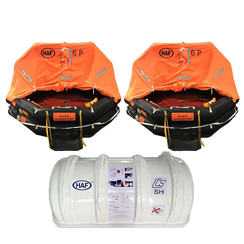 Best-selling marine inflatable liferaft used for emergency survival