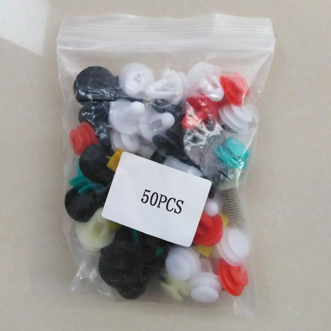 Bumper Retainer Clips Car Plastic Rivets Fasteners Push Kit Most Popular Sizes Auto Pin