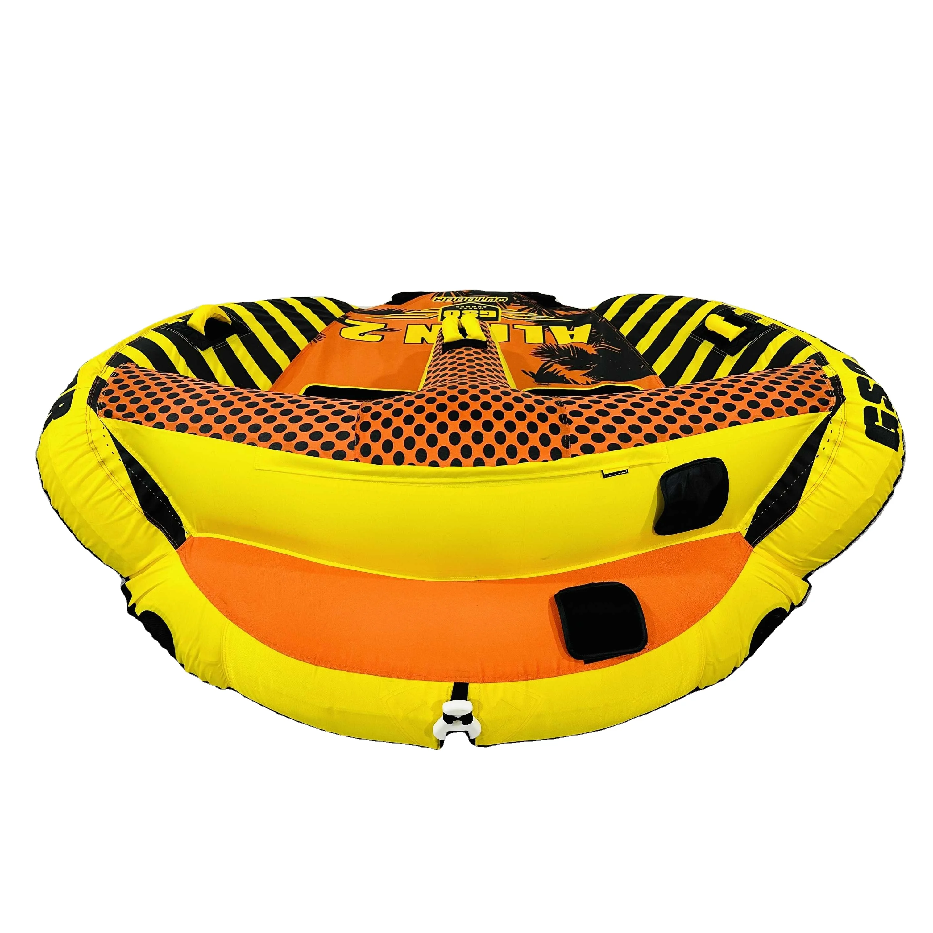 Manufacturer Wholesale Order Spot 2-4 People Dragging and Dragging on the Water Dragging Thickened PVC Inflatable Water Ski Ring