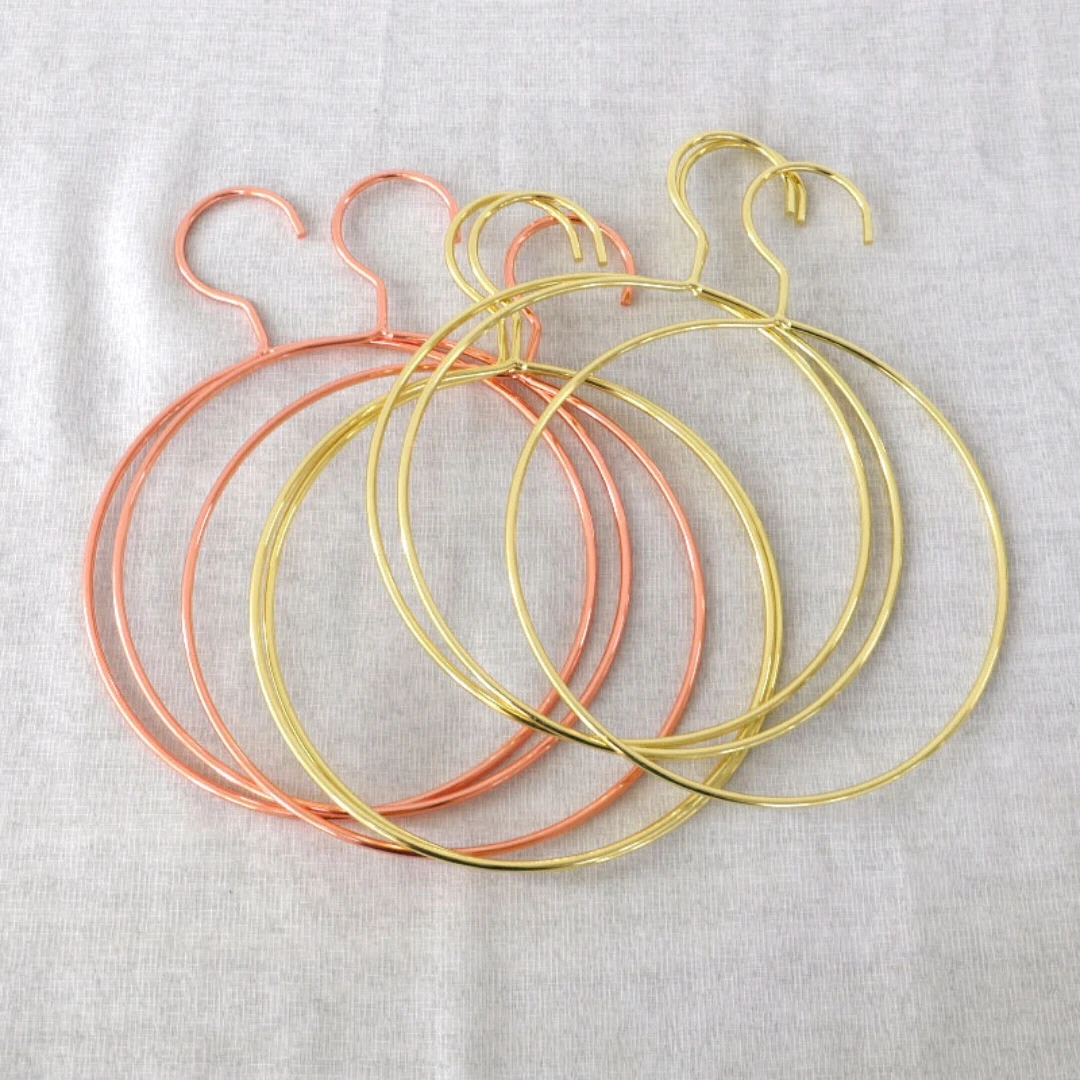 New Arrival Customized Popular Multifunction Tie Belt Hijab Square Round Metal Scarf Hanger