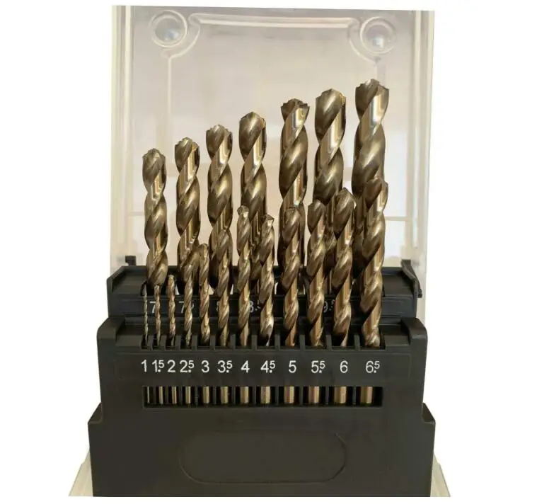 Metric M42 8% Cobalt Twist Drill Bits Set for Stainless Steel and Hard Metal