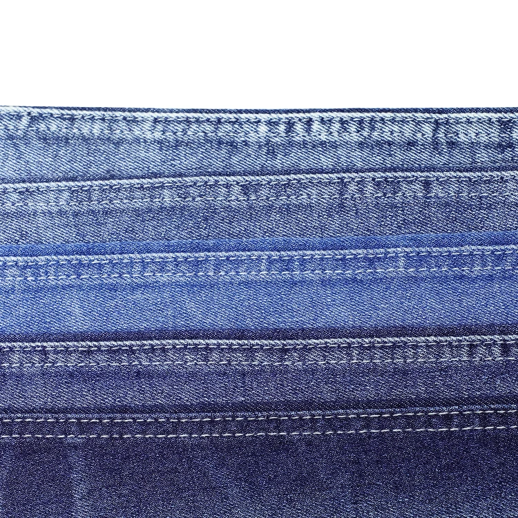 8875Many Color 349Gsm Satin Denim Fabric Elastic For Ladies Textile sales factory wholesale price denim fabric