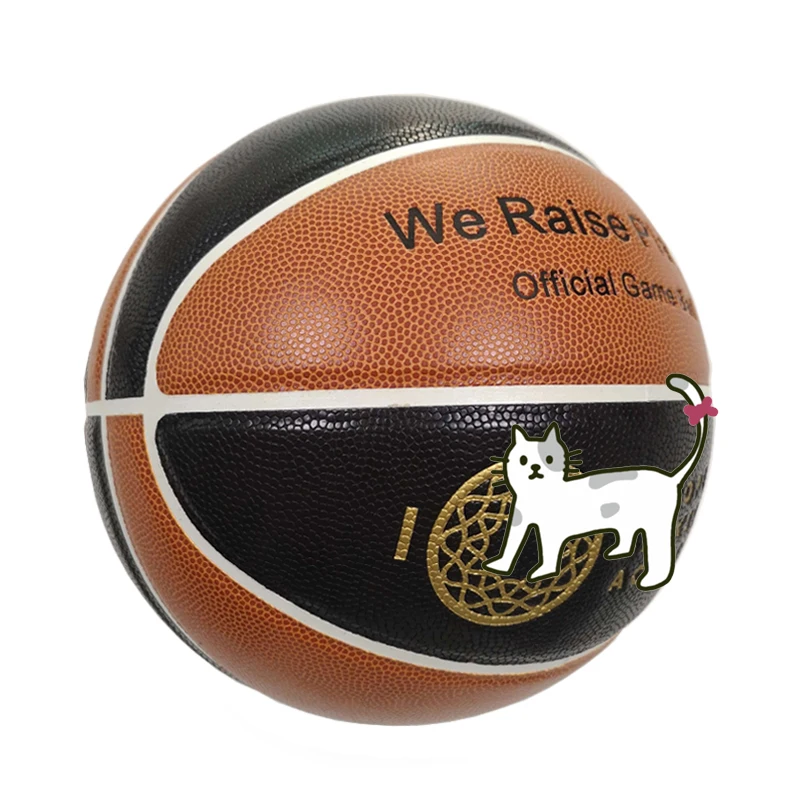 Ultimate Euroleague Basketball Design Leather Basketball for Indoor and Outdoor Play