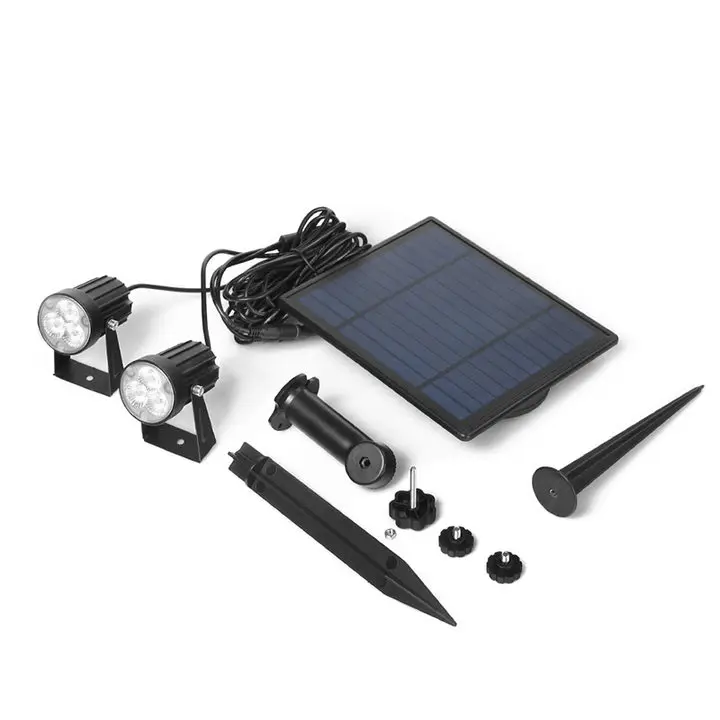 High Quality Solar Led Spotlights 2-in-1 Adjustable Yard Outdoor LED Solar Garden Light