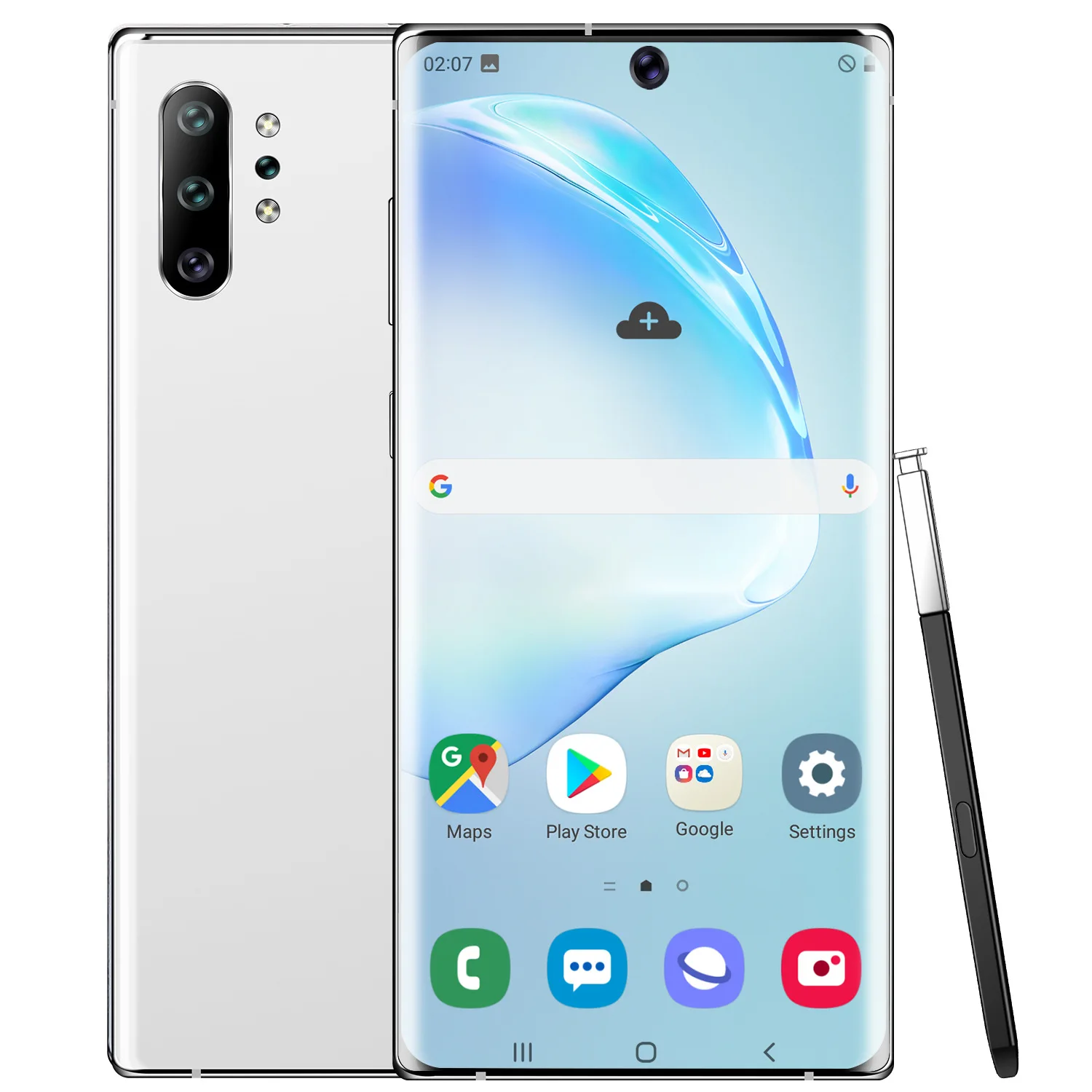 Смартфон Note10 Plus 6 5 дюйма 4 ядра Android 9 1 Face ID ОЗУ 2 Гб ПЗУ