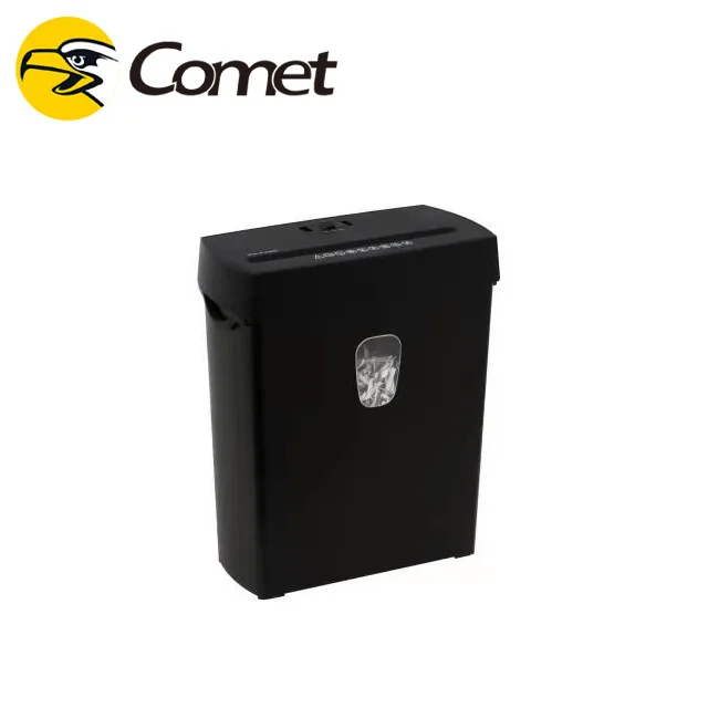 New Trend CS06-T Strip Cut Shredder Portable 7L Mini Paper Shredder for Office & Home 6 Sheets with Lift off Head Electric Power