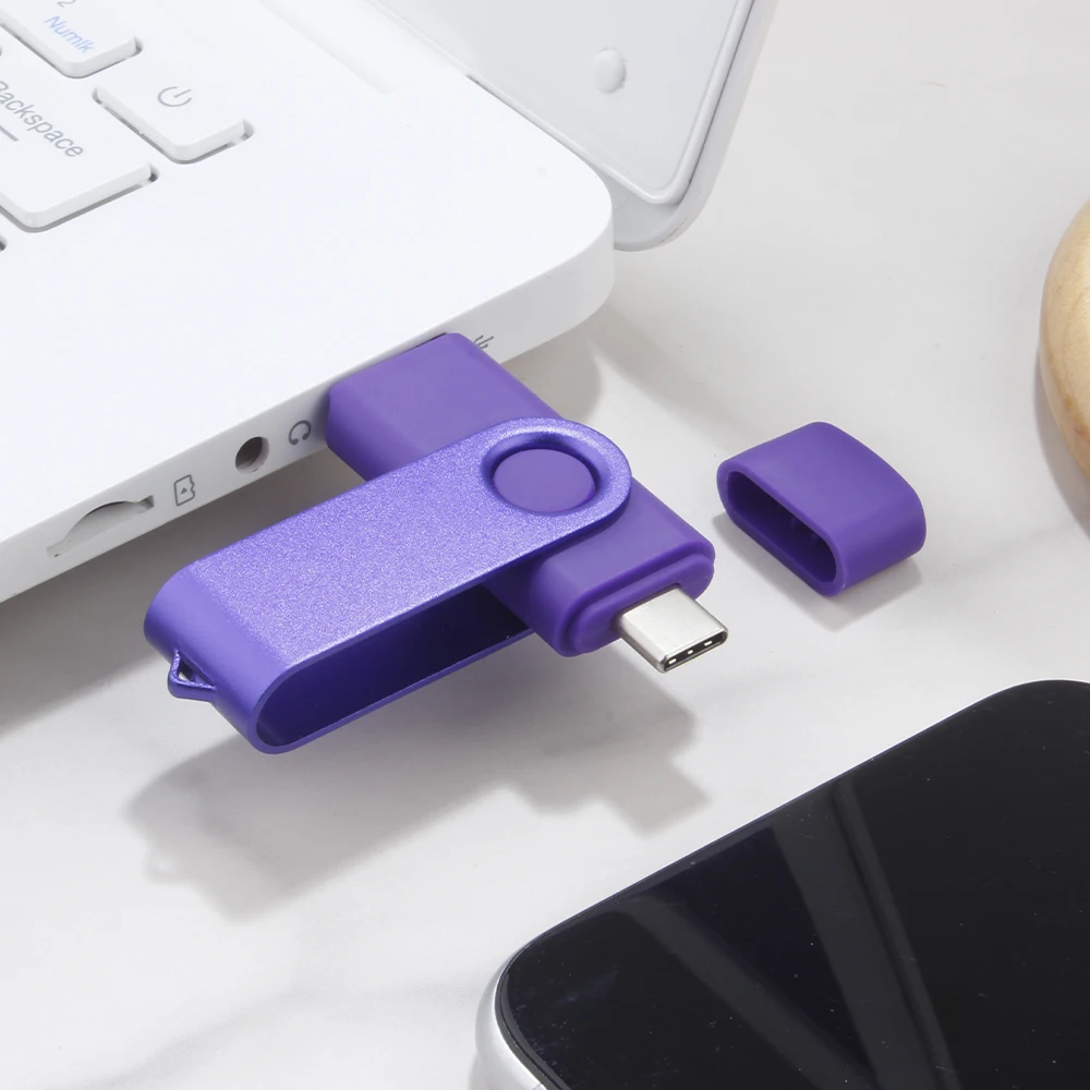 USB-флеш-накопитель JASTER 2 в 1, 128 ГБ, 64 ГБ, 32 ГБ, 16 ГБ, 8 ГБ, 4 ГБ, USB 2,0, флешка для телефона и ПК