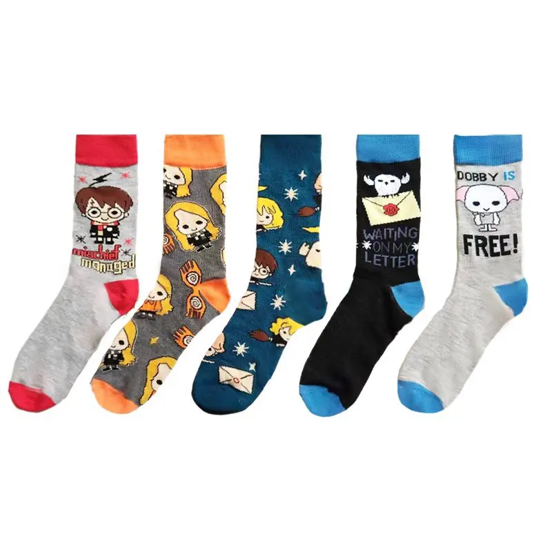 HY-2580  New 2024 Socks Anime Movie Socks Men Cotton Crew Socks man
