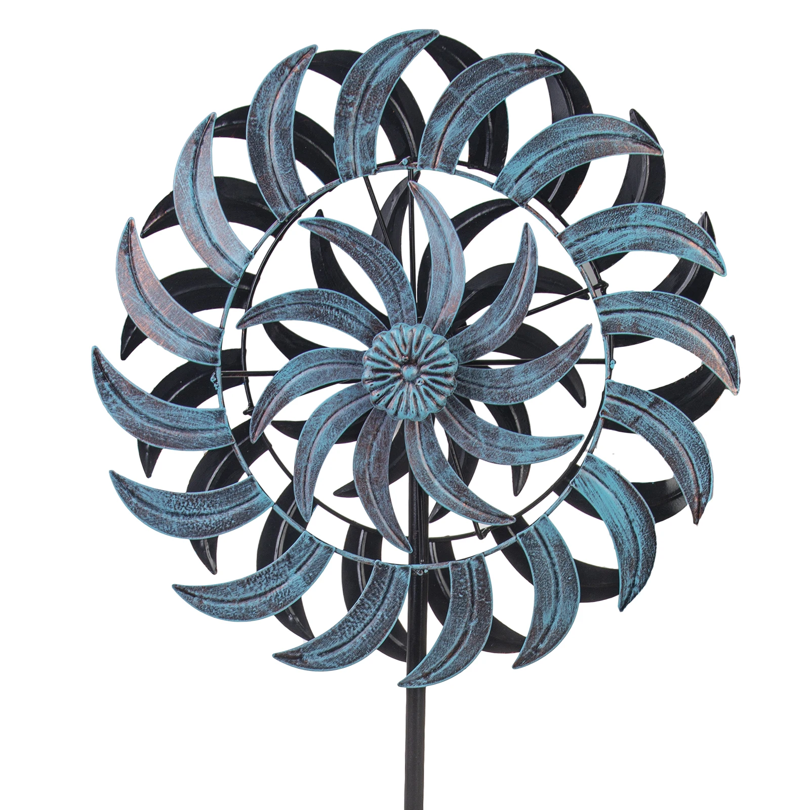 Wind Spinners Outdoor Metal Large Dual Wind Sculptures & Spinners for Yard and Garden