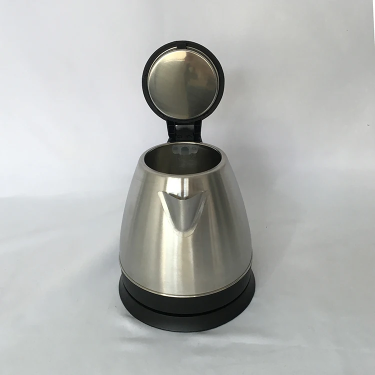 1.2L CE CB GS Popular in Hotel Matt Finish Stainless Steel Electric Tea Kettle Electronics Appliances Supplier