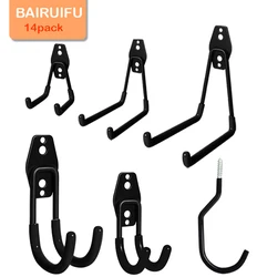 Лидер продаж Amazon, сверхмощные гаражные крючки, стальной инструмент для гаража, настенные крючки для крепления, крючки для хранения в гараже