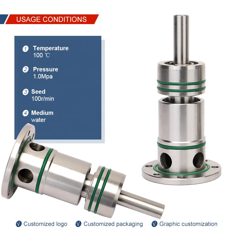 Embedded type Stainless steel rotary union Continuous casting machine Swivel joint For metallurgy mixer