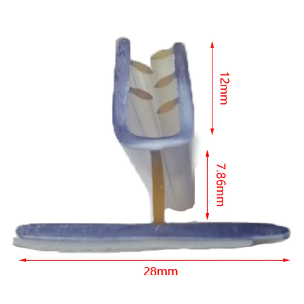 LAOHAMA Factory Direct Sale PVC Self-adhesive  Wide Base Super Grip Sign Holder Label Clips