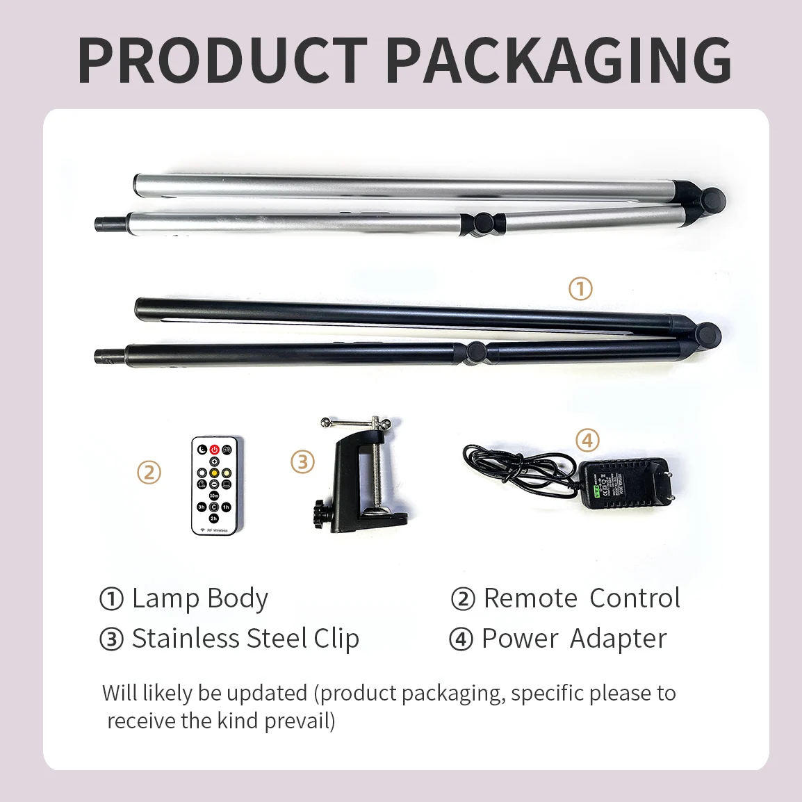 2022 New Remote Control Metal Swing Arm Reading Eye-Care 3 Colors Dimmable Clamp Type Modern Architect Table Lamp LED Desk Lamp