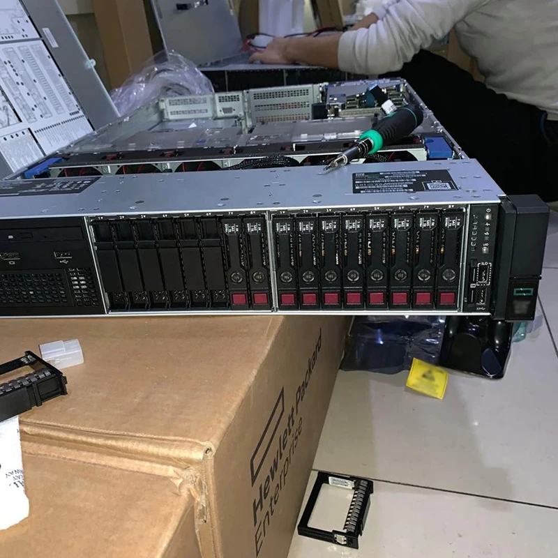 Стоечный Сервер HPE Proliant DL380 Gen11 2U с платиновым 8570 Xeon 2 1 ГГц 56 ядер 350 Вт HDD в наличии