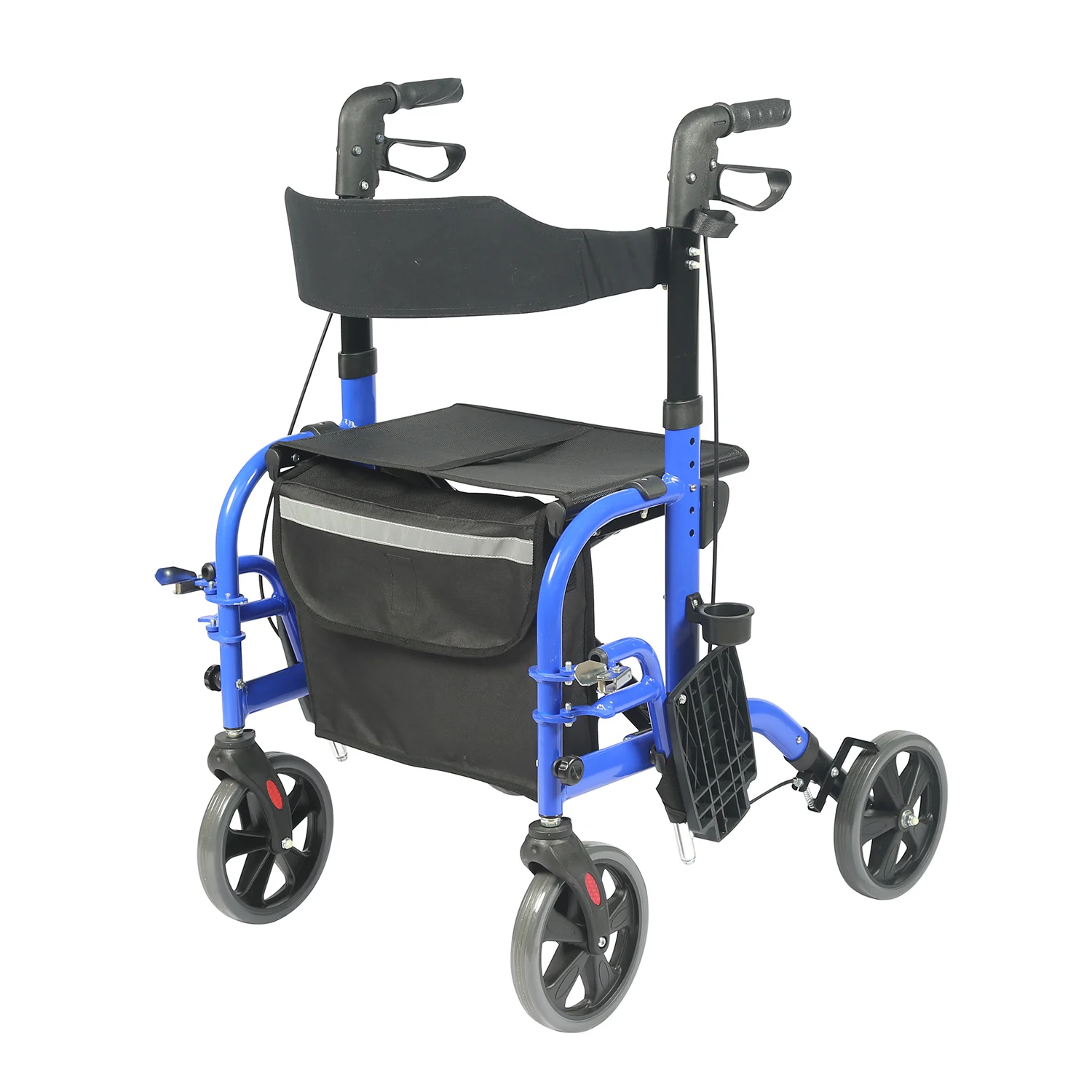 Elderly care Foldable Rehabilitation mobility german rollator and wheelchair for adults TRA08