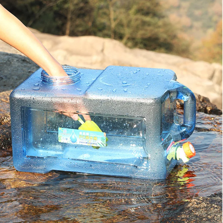 GARIDA Wholesale Durable Square Portable Plastic  Water Container Portable Large Capacity Water Tank GCW-005