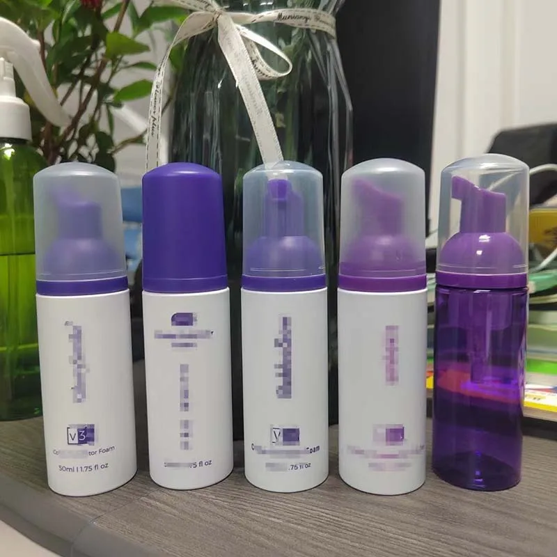 customized clear bag cleaner customize frosted lashes shampoo kit in black with brush wholesale bottles private logo 30ml