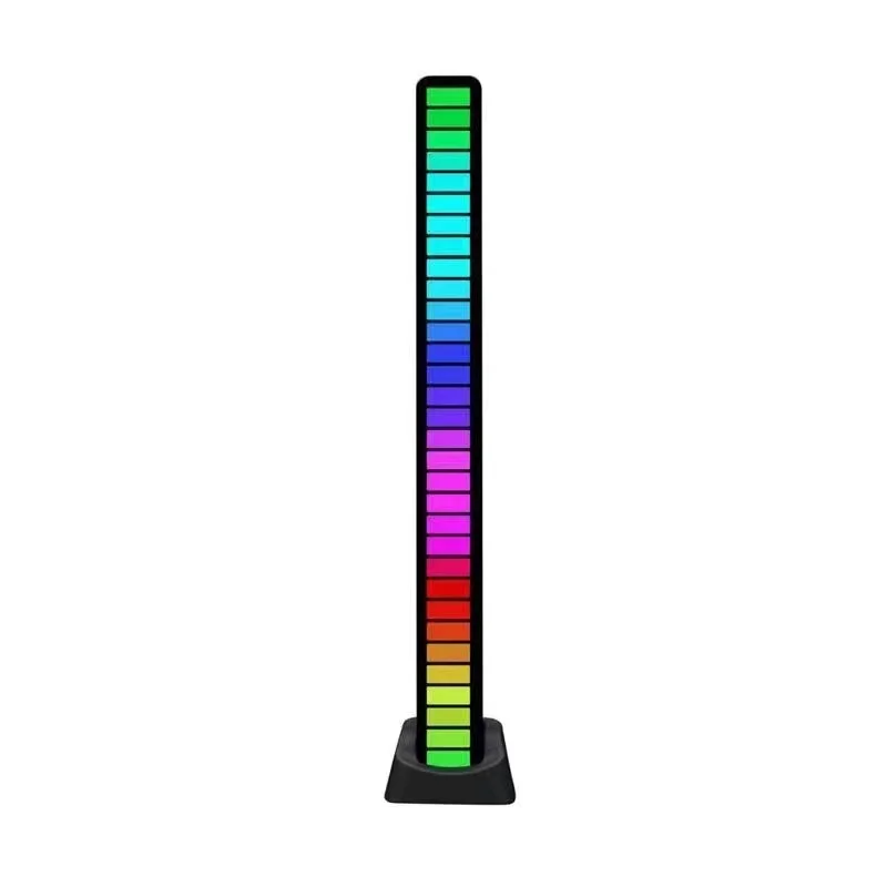 Новый продукт 16 32 бит RGB светодиодная подсветка Звуковое управление звукосниматель музыкальный ритм голосовой активации ритмичные огни для вечеринки