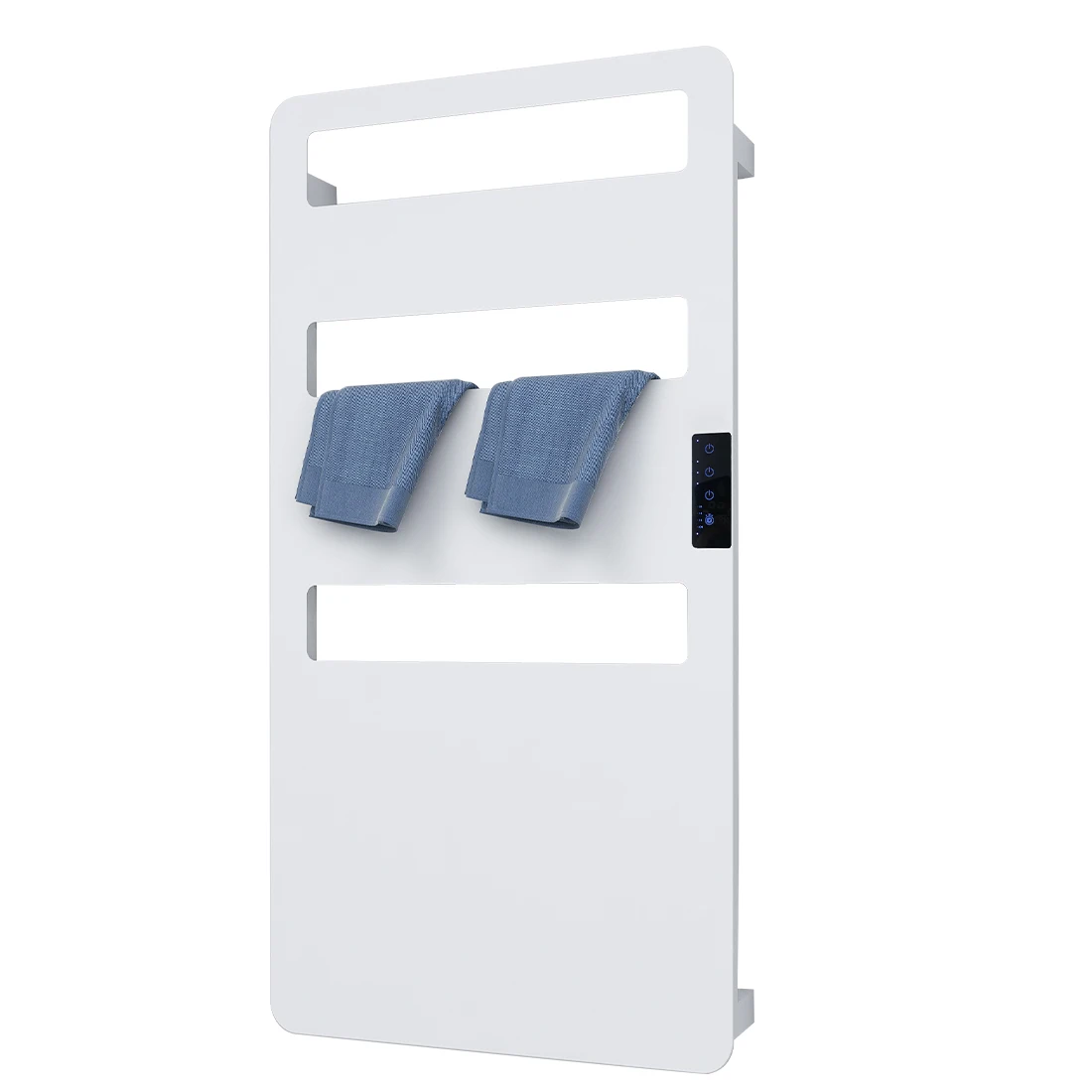 SANIPRO Hot Sale Bathroom Wall Mounted Electric Towel Heaters Clothes Dryer Smart Touch Timer Warm Heated Towel Racks