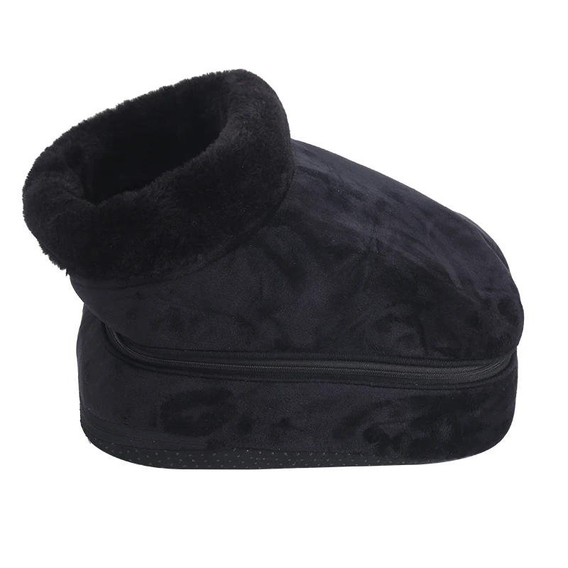 Factory  wholesales  hot sold 4D heated foot massage shoes air pressure therapy Shiatsu  washable foot massager boots
