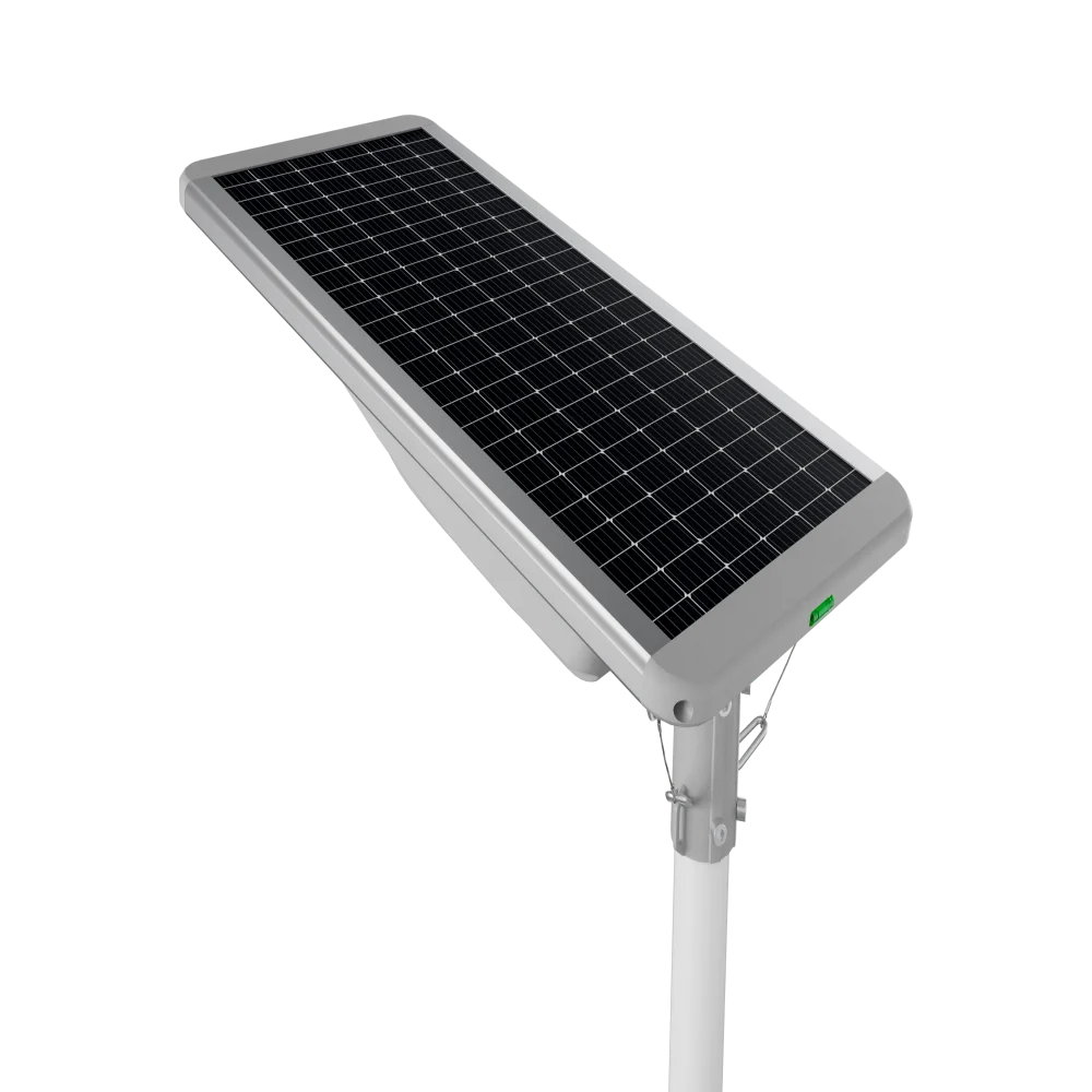 Integrated Solar PV Panel High Efficiency Solar Streetlight Structural Waterproof High Light Transmittance 100W LED Lamp