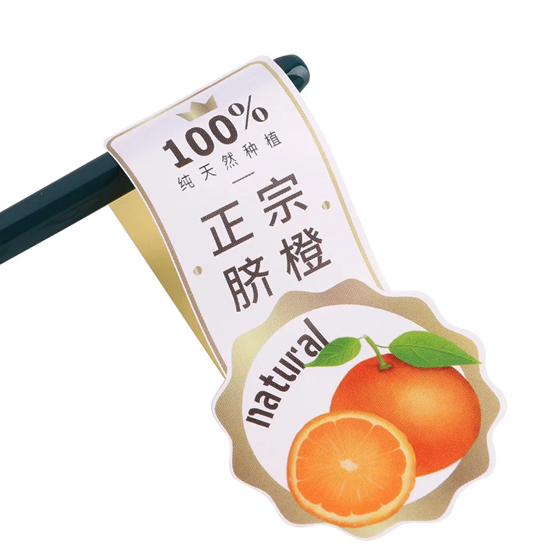Custom Waterproof Adhesive Fruit Vegetable Labels Stickers Frozen Fresh Food Packaging Labels