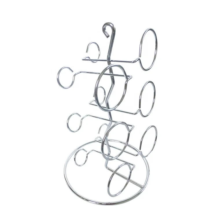 Most Popular Home Hotel Metal Wine Storage Bottle table vintage Display holder rack standing for rack