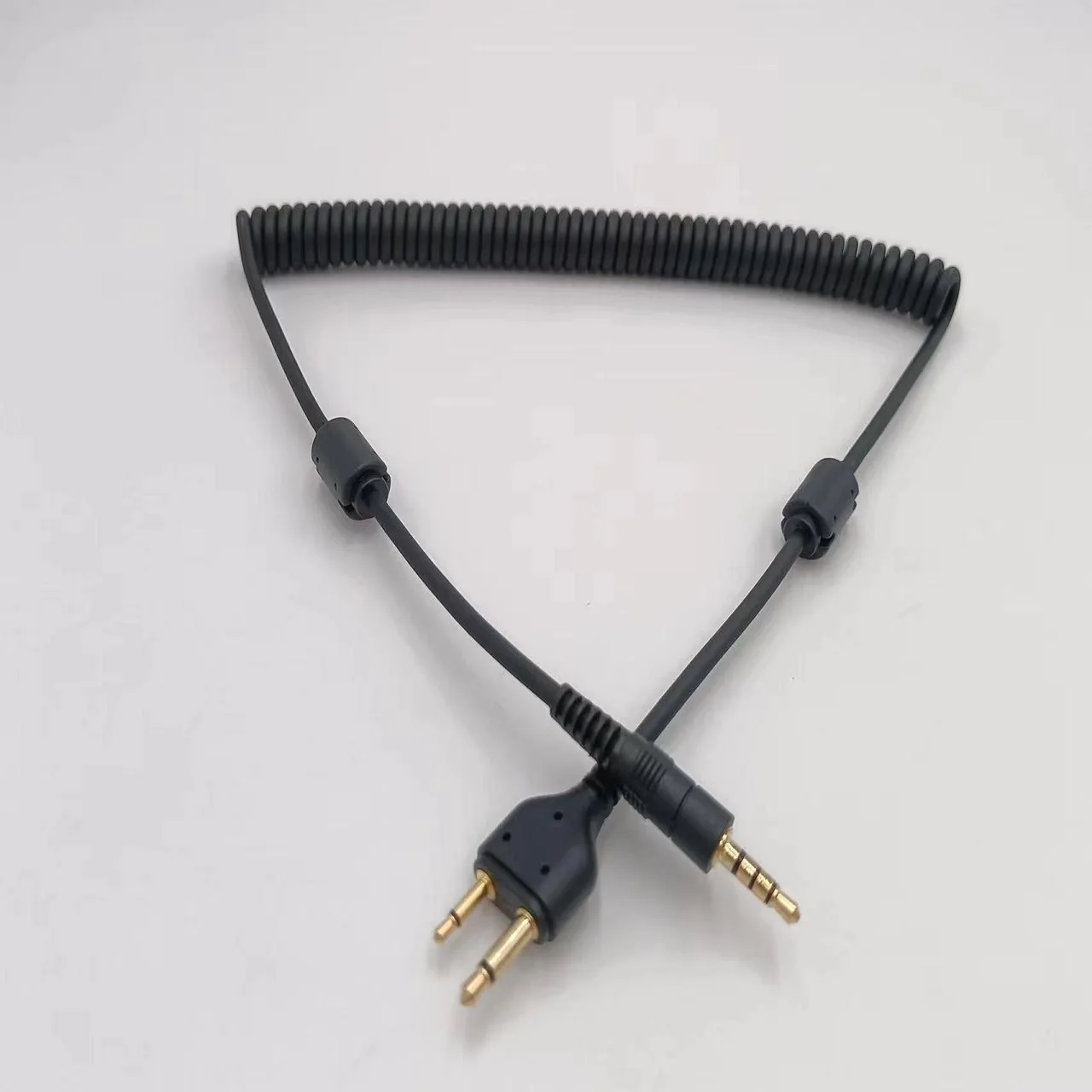 Yaesu FT-65R and other models are suitable for helical spring wire cable